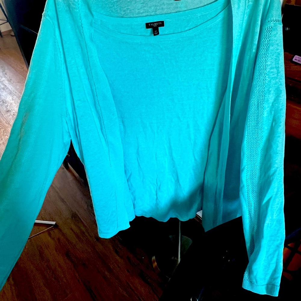 Talbots sweater set 3x New